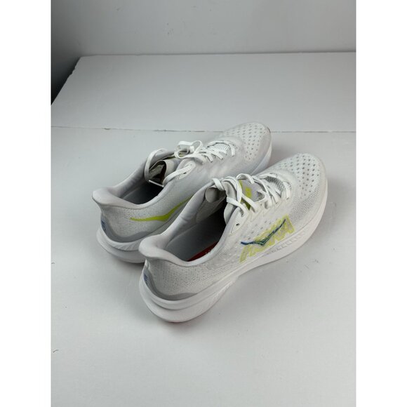 Hoka One One Mach 6 Running Shoes Size 14 D White Yellow 1147790 / WNCL - Picture 8 of 12